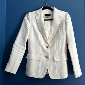 J Crew linen blend blazer